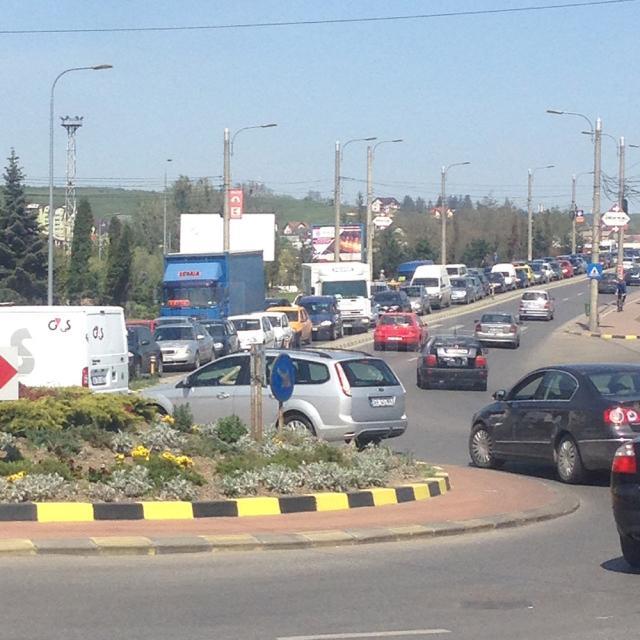 Traficul rutier a fost paralizat în urma accidentului