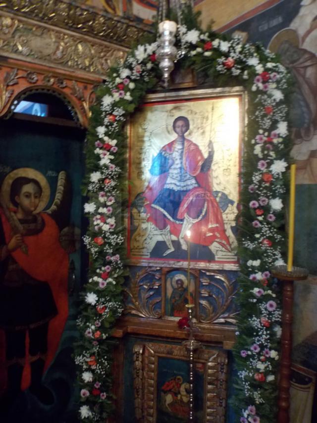 Hram la Voroneţ, de Sf. Gheorghe, la 25 de ani de la reînfiinţarea Mănăstirii Voroneţ