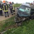 Autoturismul Honda, condus de un bărbat de 68 de ani din Bucureşti, a intrat pe contrasens