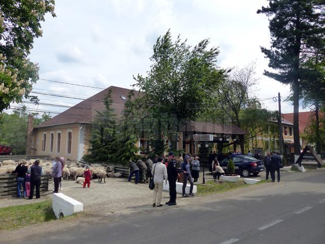 Jandarmii au încercat să aplaneze conflictul