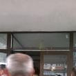 Un bărbat a aruncat un ou în geamul Casei de Cultură, unde era aşteptat Traian Băsescu