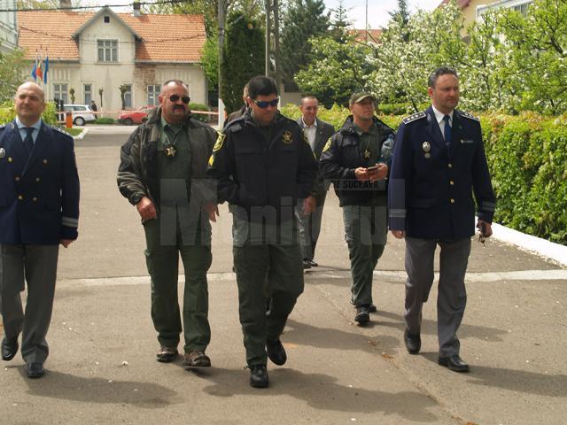 Vizita poliţiştilor americani la Poliţia de Frontieră Suceava s-a încheiat