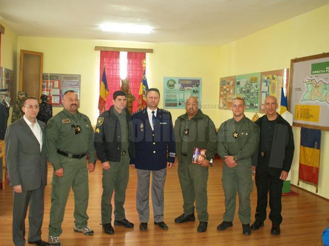 Vizita poliţiştilor americani la Poliţia de Frontieră Suceava s-a încheiat