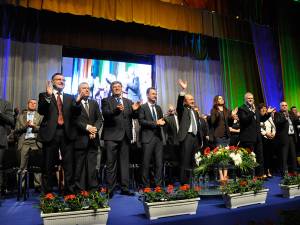 Candidaţii PMP Suceava împreună cu liderii partidului