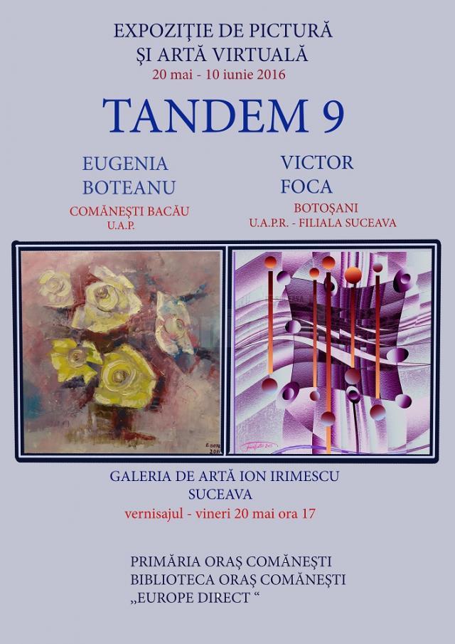 Expoziţia de pictură şi artă virtuală „Tandem 9”