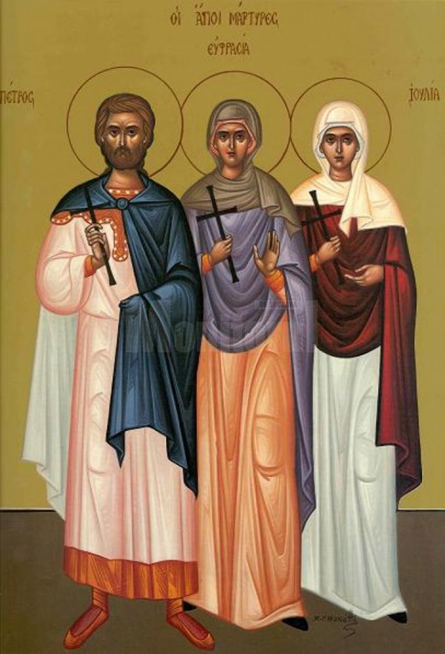 Sfinţii Mucenici Petru, Dionisie, Paulin