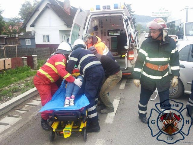 Accidentul produs ieri dimineață, în orașul Frasin