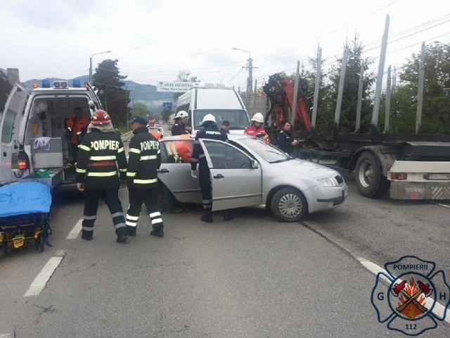 Accidentul produs ieri dimineață, în orașul Frasin