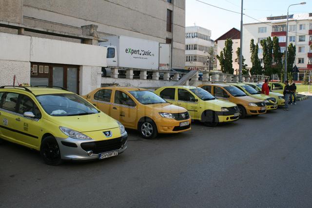 Staţia de taximetre în care cei doi indivizi s-au urcat în taxi