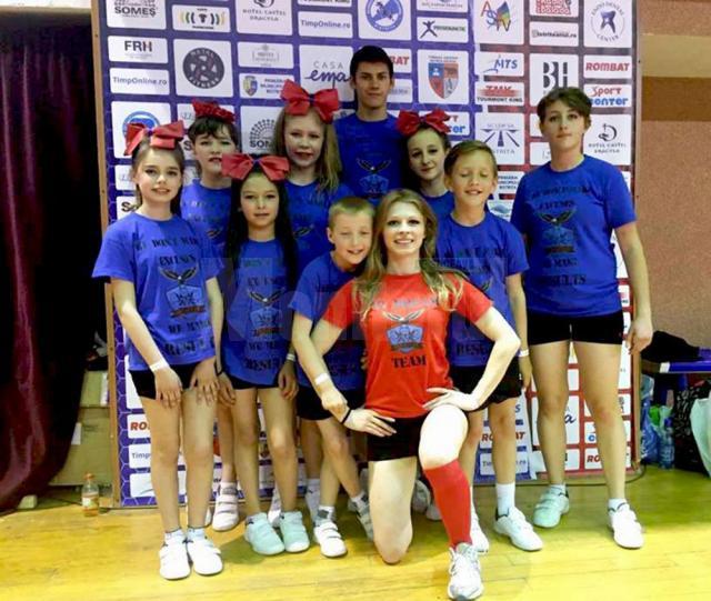 „Invictus All Stars Moldoviţa” a urcat pe podiumul Campionatului de Majorete de la Bistriţa