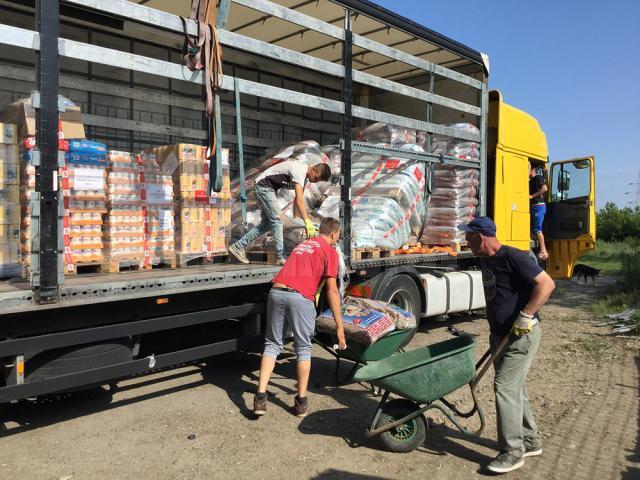 24 de tone de alimente şi produse medicale au fost trimise din Germania pentru câinii din adăpostul Sucevei