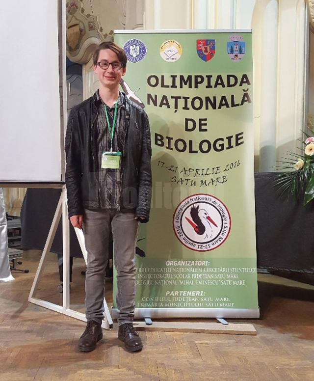 Premiul „Profesor Frieda Vigder” i-a revenit lui Nicu Andronic – Gorcea, olimpic la biologie