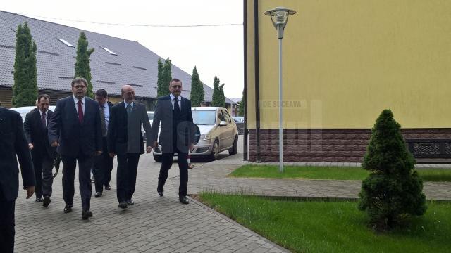 Fostul președinte al României Traian Băsescu, la Suceava