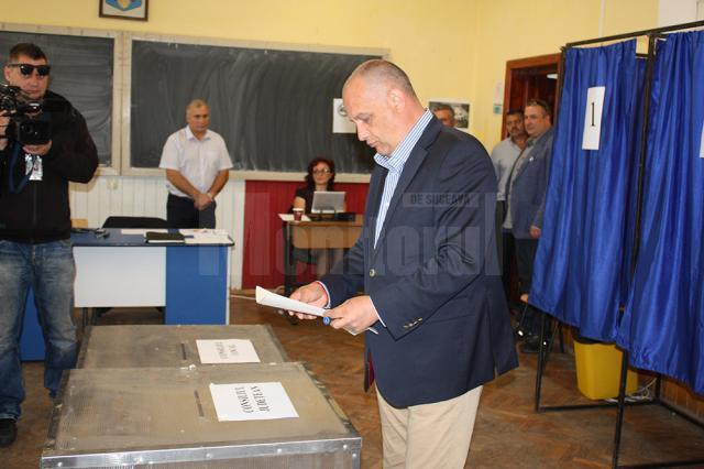 Băişanu a votat pentru schimbarea în bine a Sucevei