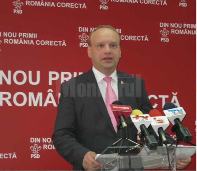 Ovidiu Donţu a demisionat din funcţia de preşedinte al Organizaţiei Municipale Suceava a PSD