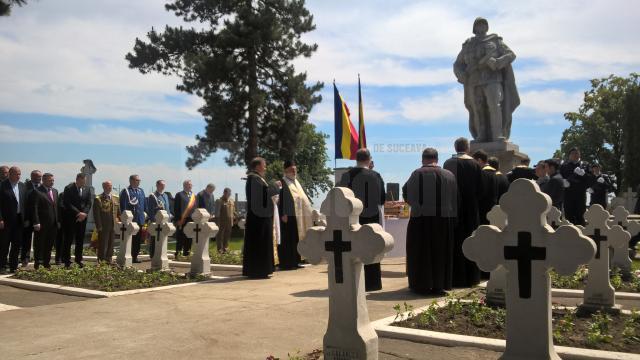 Ceremonial militar şi religios la Monumentul Eroilor din Cimitirul Pacea