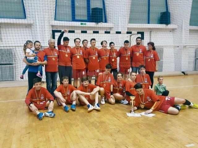 Echipa de handbal juniori III LPS Suceava a câștigat titlul de campioană a României