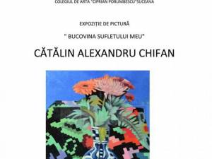 Artistul plastic Cătălin Alexandru Chifan va expune marţi la Centrul pentru Susţinerea Tradiţiilor Bucovinene