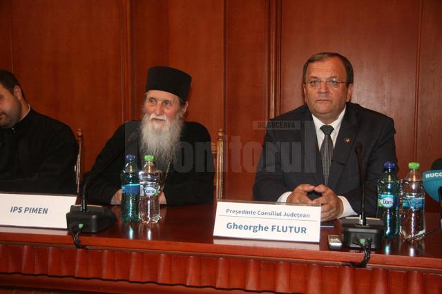 Gheorghe Flutur şi-a început mandatul cu binecuvântarea Arhiepiscopului Sucevei şi Rădăuţilor, ÎPS Pimen
