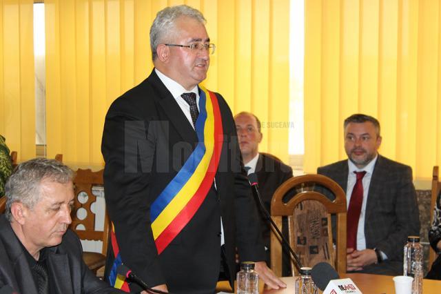 Ion Lungu a depus jurământul la preluarea celui de-al patrulea mandat de primar al Sucevei