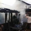 Puternic incendiu la o gospodărie din Capu Câmpului