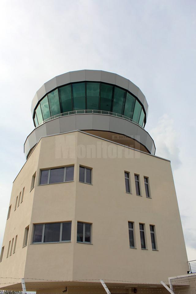 Turnul de control de pe Aeroportul ”Ştefan cel Mare” Suceava