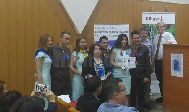 Suceveni premiaţi la competiţia Ecotrophelia România, ediţia a V-a