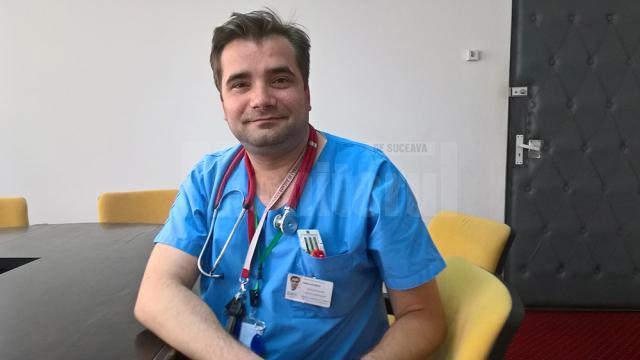 Dr. Radu Moisei, la Spitalul de Urgenţă Suceava