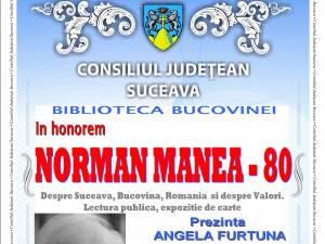 “In honorem Norman Manea – 80”