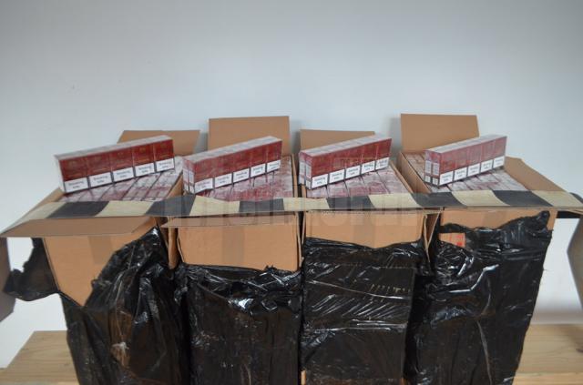 Peste 4.400 de pachete de ţigări de contrabandă, confiscate la graniţa cu Ucraina
