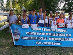 Canotorii de la CSM Suceava au câștigat 11 medalii la naționalele de juniori