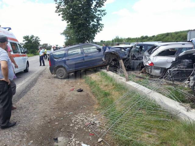 Oboseala la volan a făcut victime şi a distrus trei maşini la Capu Codrului