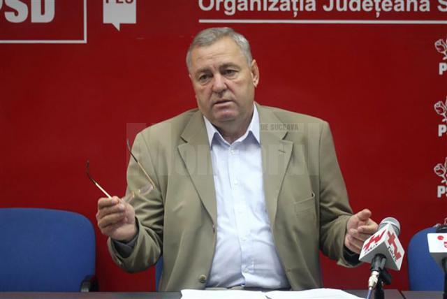 Preşedintele Organizaţiei Judeţene Suceava a PSD, deputatul Ioan Stan