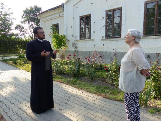 Preotul Gabriel Herea şi Tereza Sinigalia