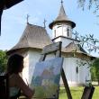 Caravană de pictură la biserica UNESCO de la Pătrăuţi, pentru muzeul care are nevoie de fonduri pentru a fi salvat