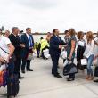 Primii pasageri au primit în dar o şapcă cu îndemnul „Hai în Bucovina”