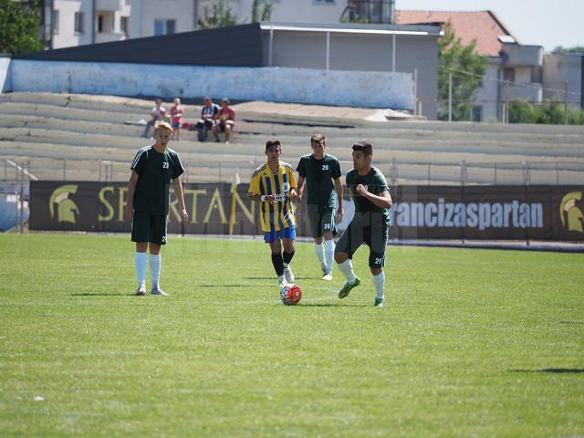 Dănilă (numărul 23) a marcat primul, dar până la final sucevenii s-au văzut surclasaţi