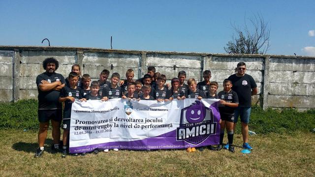 Clubul Sportiv Amicii Suceava a debutat la Campionatul Naţional de Minirugby la două categorii de vârstă