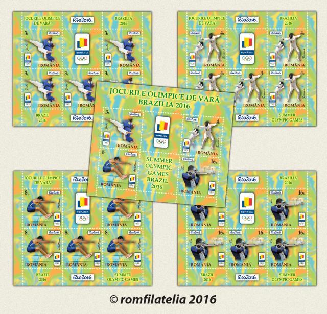 Emisiunea de mărci poștale „Jocurile Olimpice de Vară - Brazilia 2016”