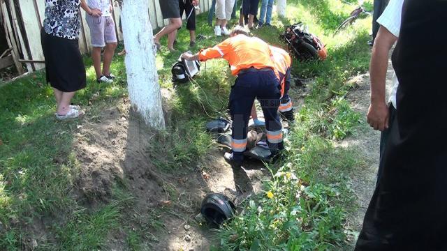 Un motociclist în vârstă de 26 de ani, accidentat mortal în timp ce efectua o depăşire