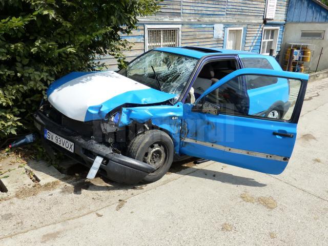 Maşina implicată în accident