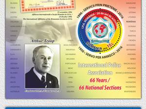 Emisiunea de mărci poștale „Asociația Internațională a Polițiștilor - Secția Română - 20 de ani”