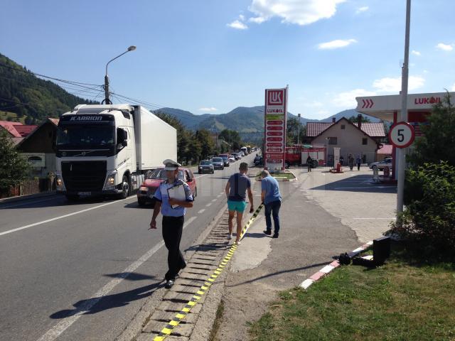 Accidentul s-a petercut pe Calea Bucovinei din Campulung Moldovenesc