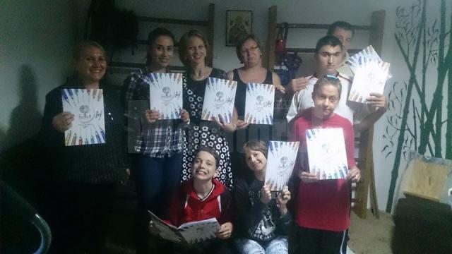 Asociaţia „Freamăt de speranţă” din Câmpulung Moldovenesc a lansat o carte de colorat în scop umanitar
