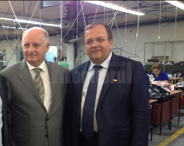 Gheorghe Flutur i-a transmis ambasadorului Belgiei că sucevenii vor o cursă aeriană Suceava - Bruxelles