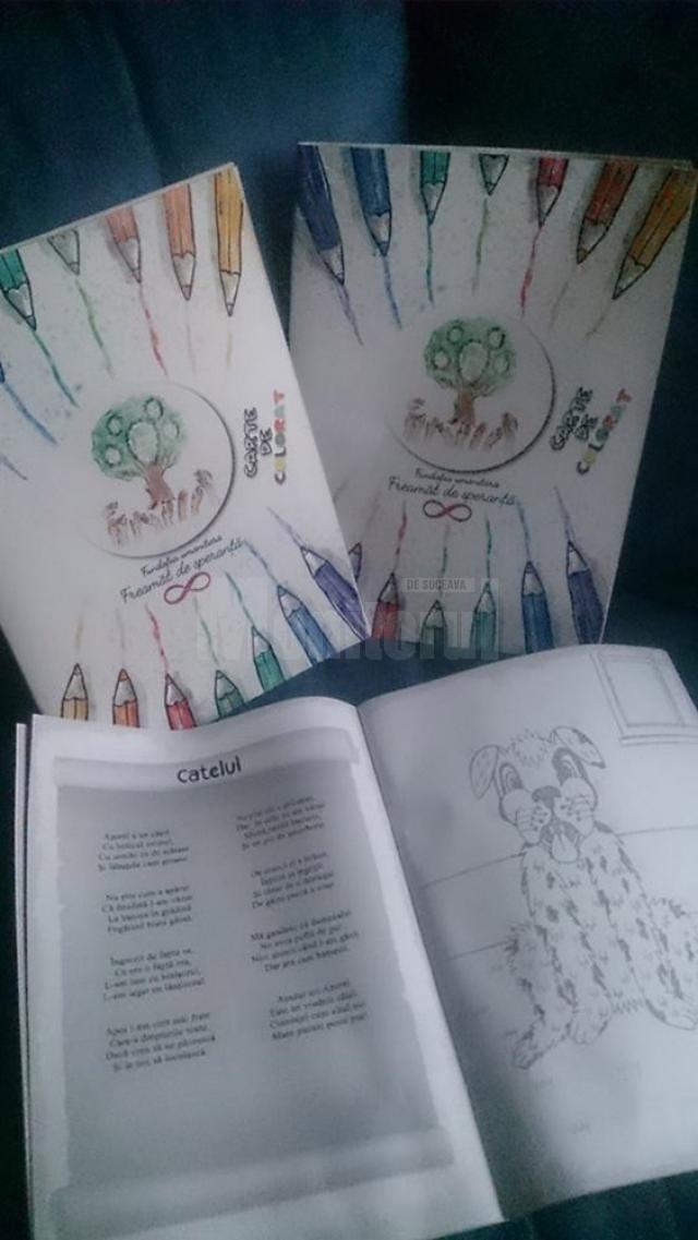 Asociaţia „Freamăt de Speranţă” din Câmpulung Moldovenesc a lansat o carte de colorat în scop umanitar