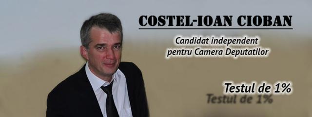 Costel Ioan Cioban, primul sucevean care vrea să candideze independent la alegerile parlamentare de anul acesta