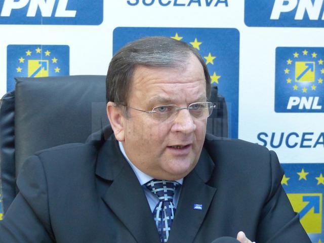 Liderul PNL Suceava şi preşedinte al Consiliului Judeţean, Gheorghe Flutur