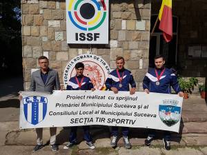 CSM Suceava a câștigat patru medalii la naționalele pușcă glonț la juniori I