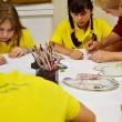 24 de copii au participat la atelierul de pictură „Un cerc de prieteni – desenăm împreună”, la Muzeul de Istorie